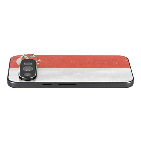 Singapore Flag Distressed Pixel 9 Pro XL Skin